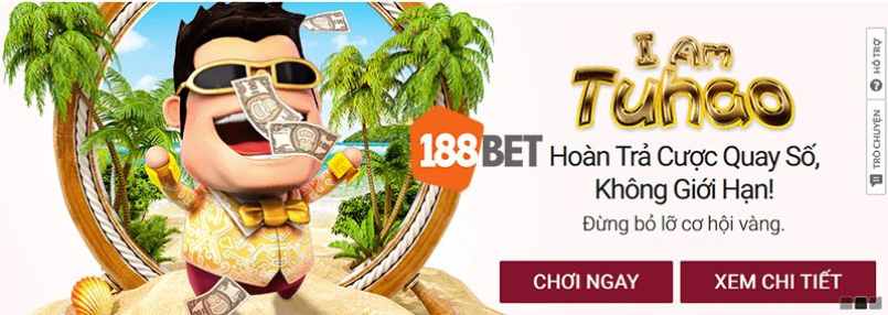 Đến với 188BET, thỏa sức đặt cược 