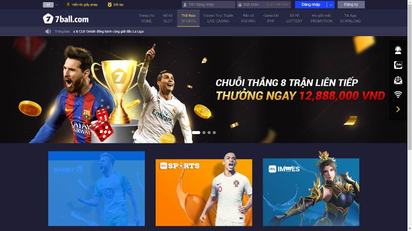 Với hành trình hoạt động trên thị trường cá cược online 7ball đang dần khẳng định vị trí của mình