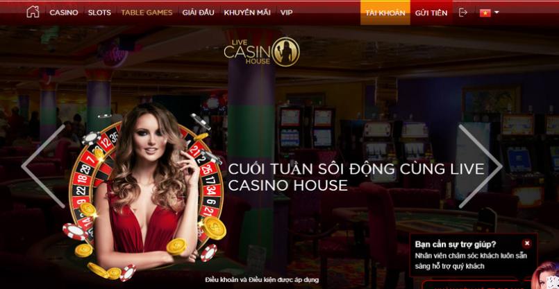 Chất lượng các dịch vụ tại Livecasinohouse