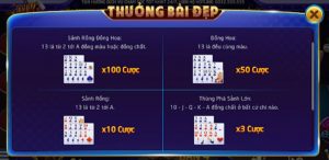 Mậu Binh, thưởng hấp dẫn