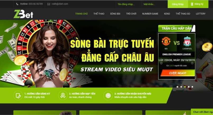 Độ uy tín của Zbet